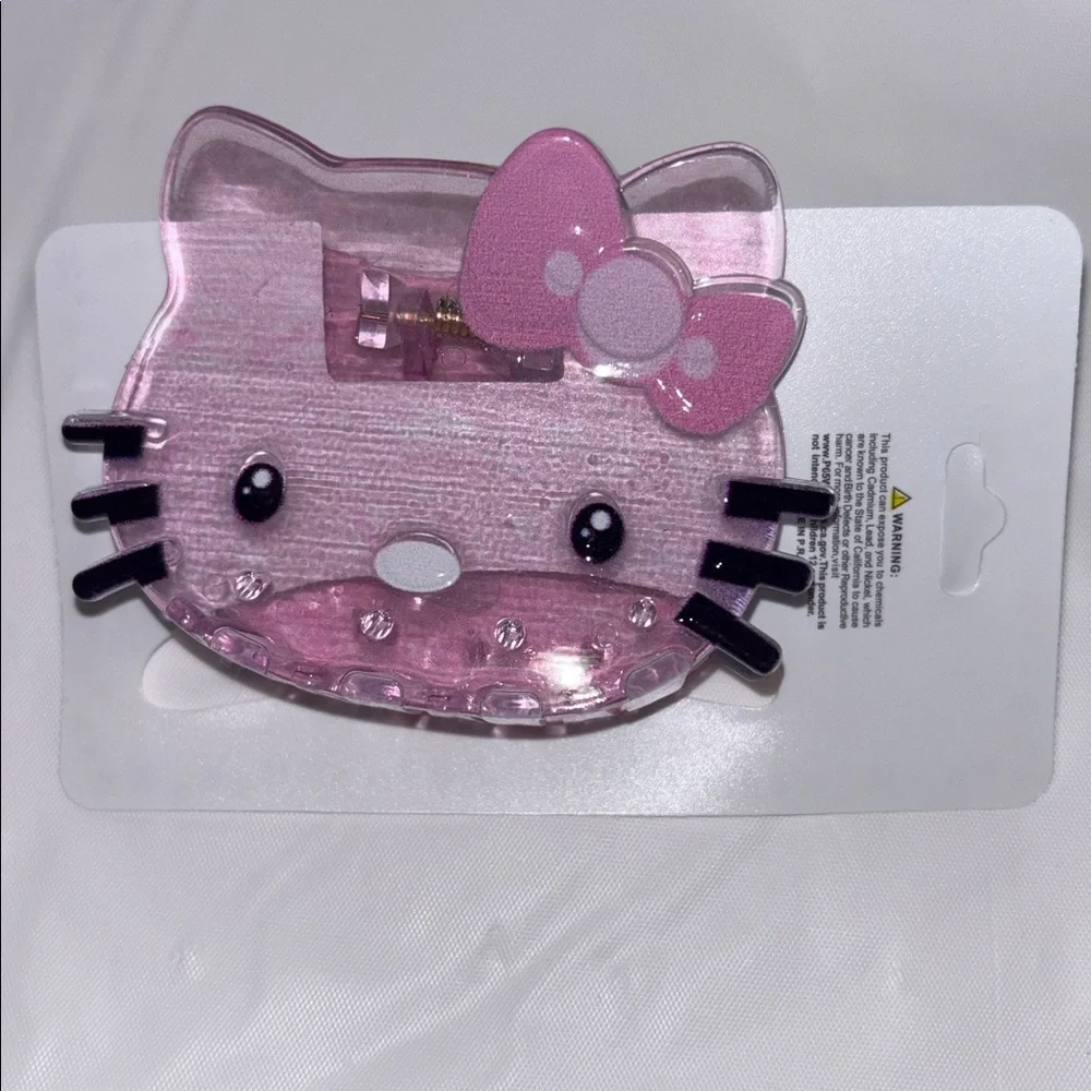 Hello Kitty Pink Hair Clip